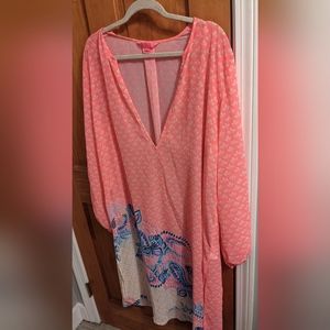 Lilly Pulitzer XL swimsuit coverup. Long